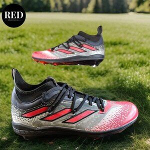 Adidas Adizero Afterburner Metal Cleats Nebraska University PE Team - Men's 15